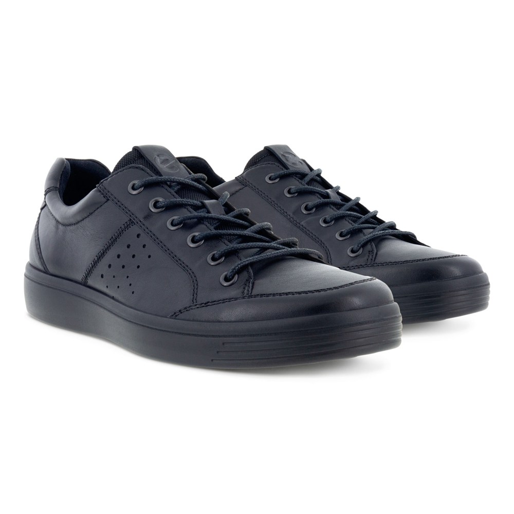 ECCO Mens Sneakers Black - Soft Classic - NCW-745380